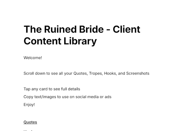 pull marketable content from your book